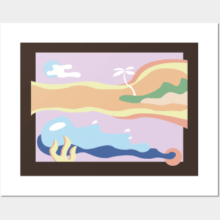 Ocean Sunset Posters and Art